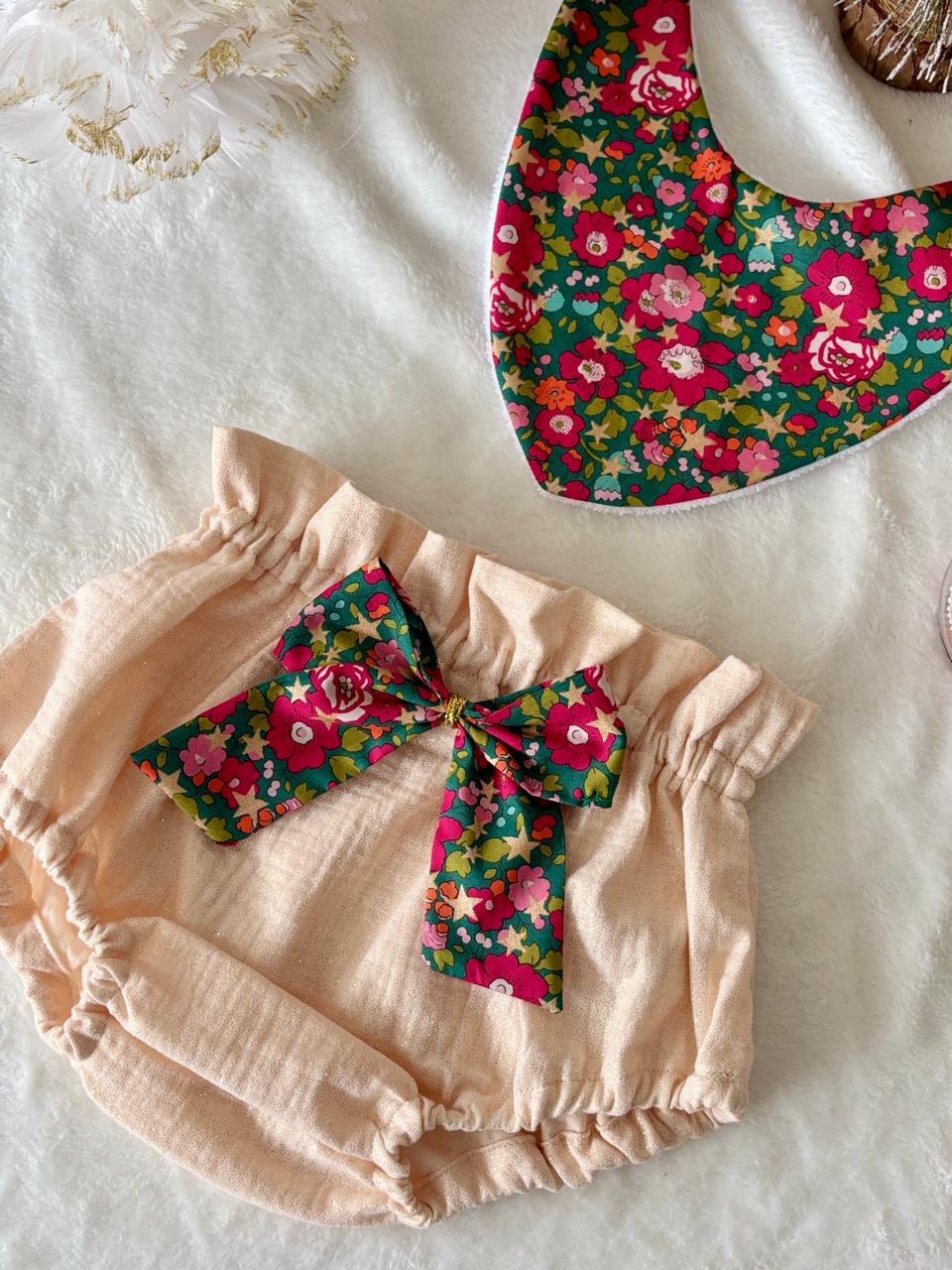 ÉDITION LIMITÉE - Ensemble Bloomer Liberty / gaze de coton - EN COMMANDE