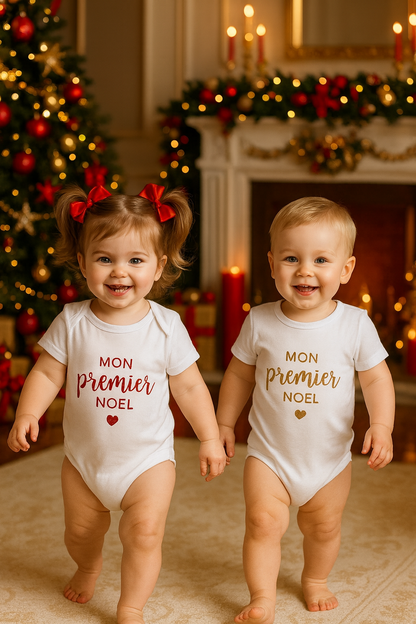 🎄 Body Bébé – “Mon Premier Noël” 🎄