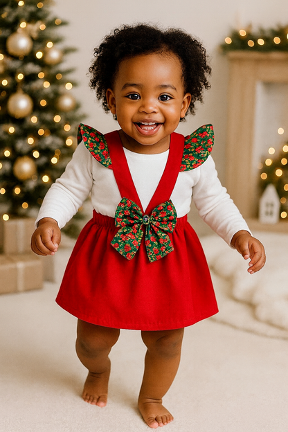 Jupe à bretelles Liberty