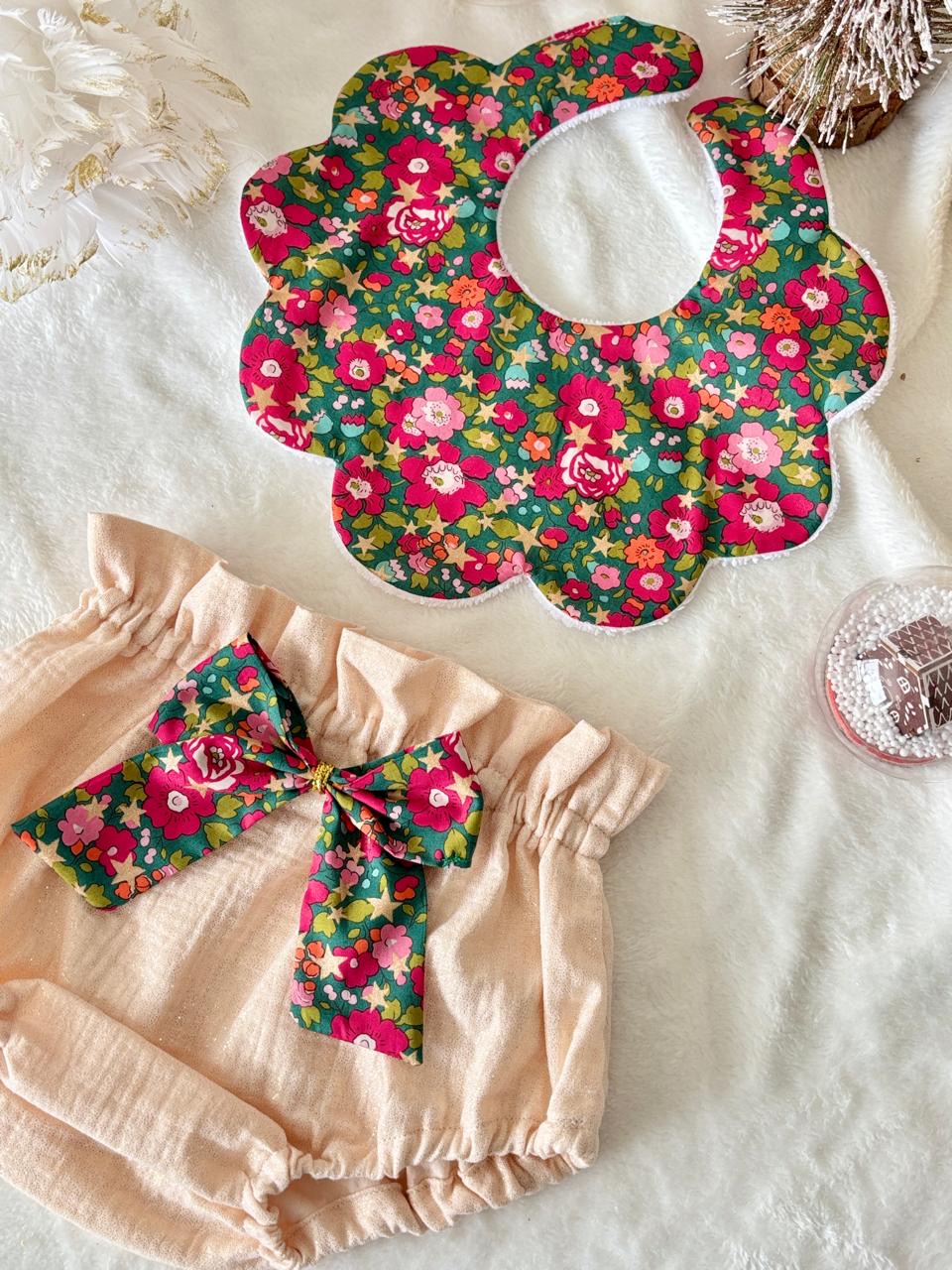 ÉDITION LIMITÉE - Ensemble Bloomer Liberty / gaze de coton -  EN COMMANDE