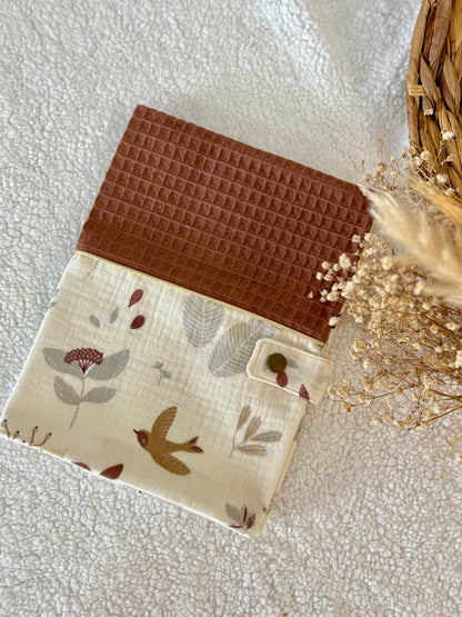 🐦✨ Protège Carnet de Santé - Motifs Oiseaux ✨🌿