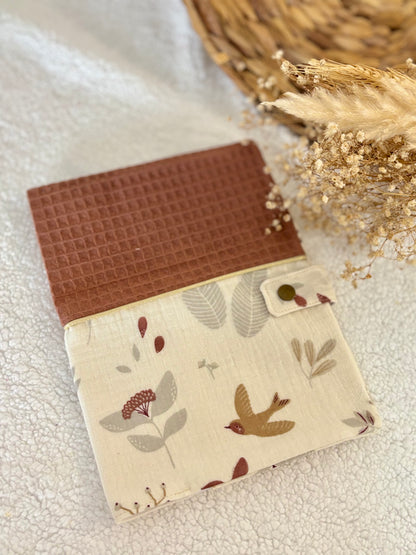 🐦✨ Protège Carnet de Santé - Motifs Oiseaux ✨🌿