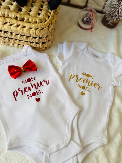 🎄 Body Bébé – “Mon Premier Noël” 🎄